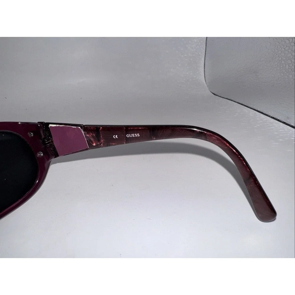 Guess GU 6377 Sunglasses Frame Women Maroon Plastic Full Rim Oversized 57-15-135